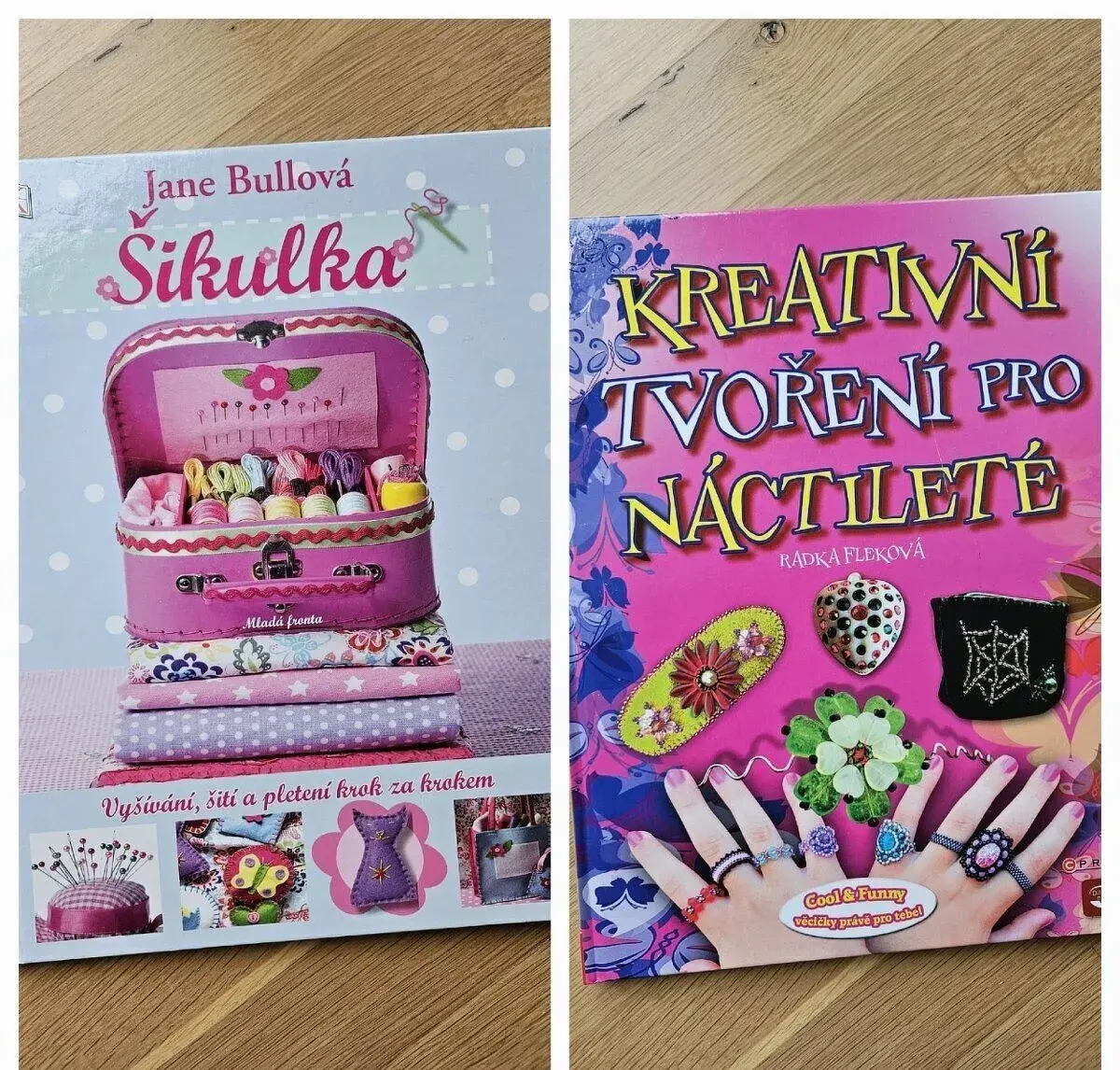 knížky Kreativní tvoření pro náctileté a Šikulka