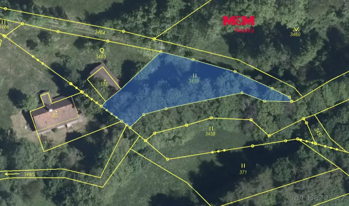 Prodej louky, 1036 m², Dobré