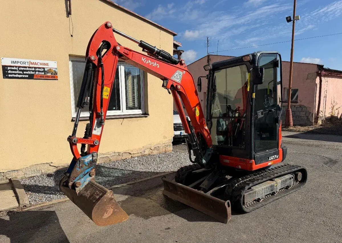 Minibagr KUBOTA U27-4, 2022,1286mth