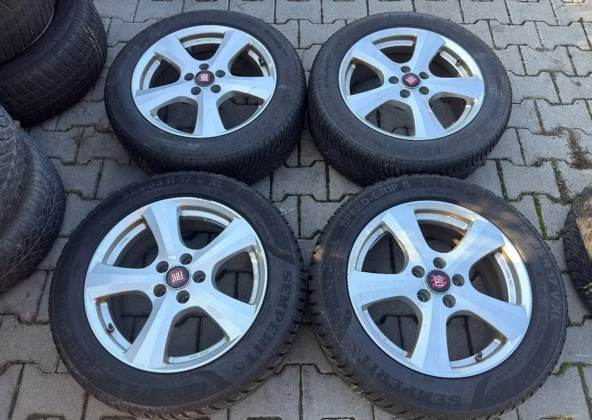 4x al kola 5x108 + pneu zimní 225/55 R17 101V