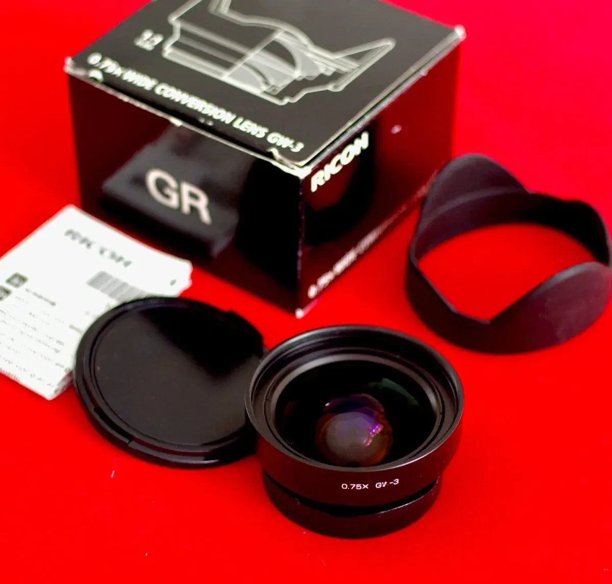 21mm širokouhlá předsádka GW-3 pro Ricoh GR II Ricoh GR I