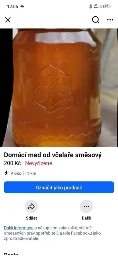 Med od včelaře