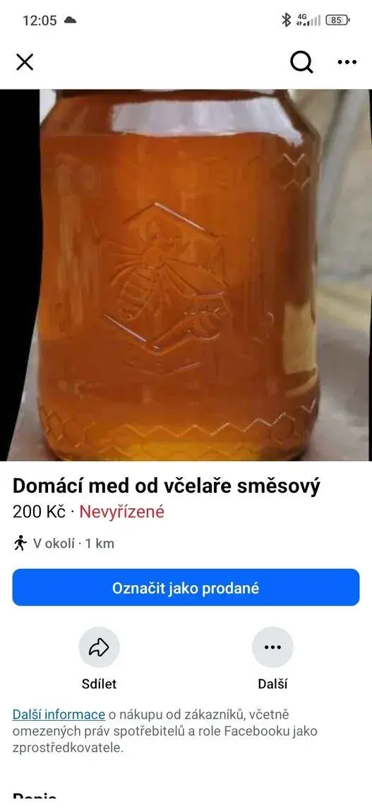 Med od včelaře