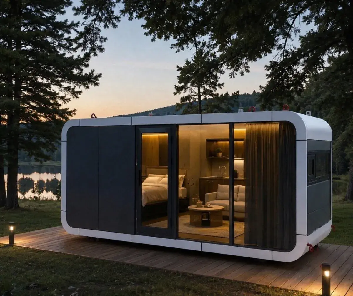 Mobilní dům, Tiny House Apple Capsule, celoroční využití