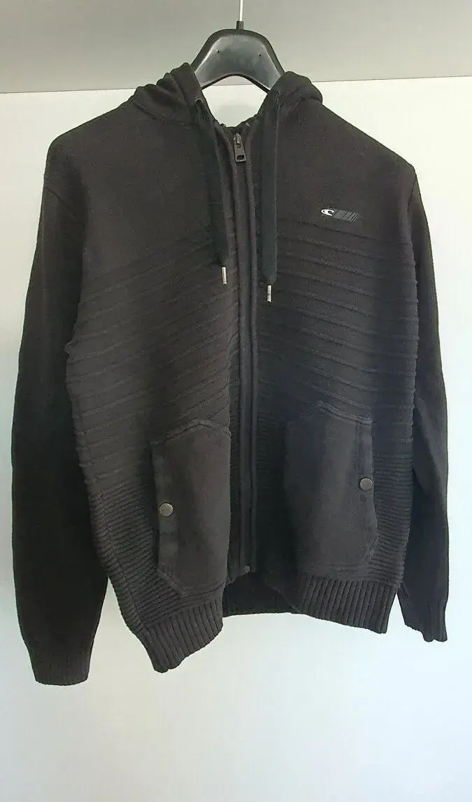 Oneill Pánský svetr / cardigan se zipem a kapucí – stav
