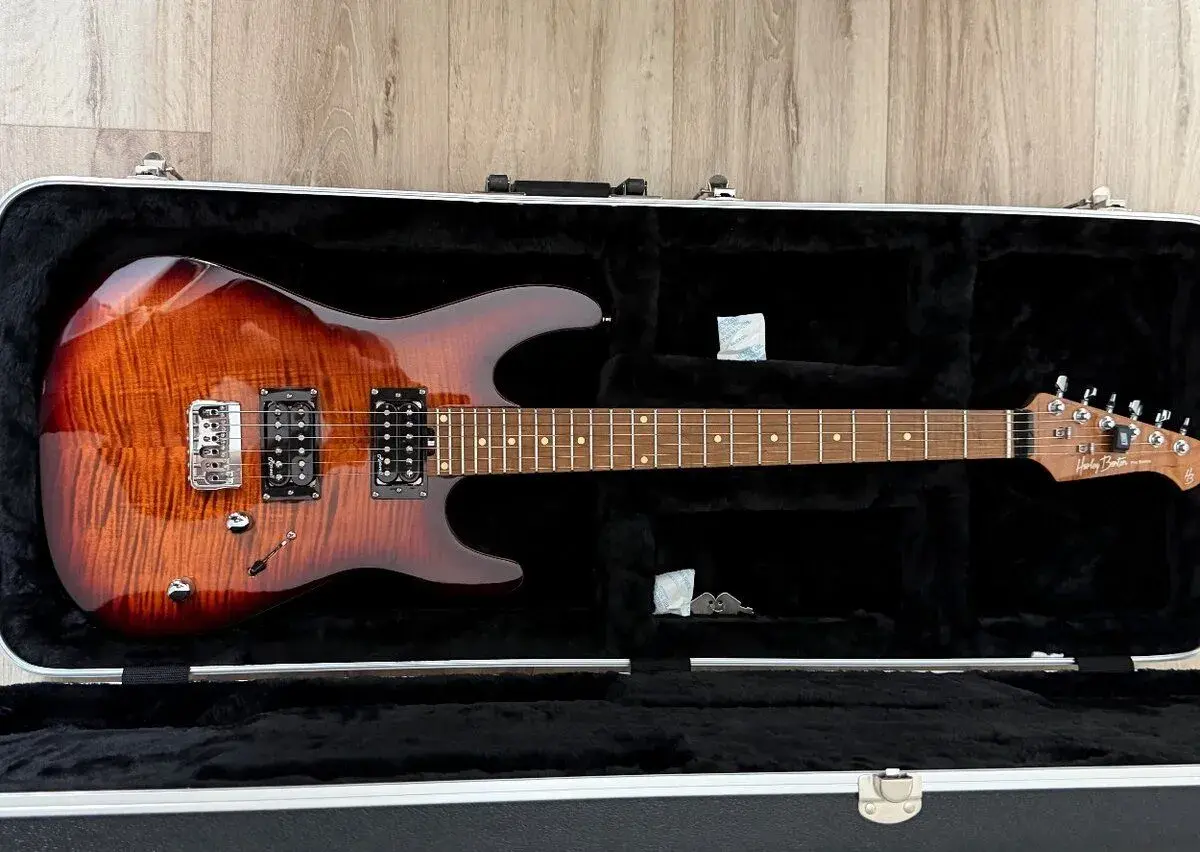 Elektrická kytara Harley Benton Fusion-III HH HT Roasted FBB