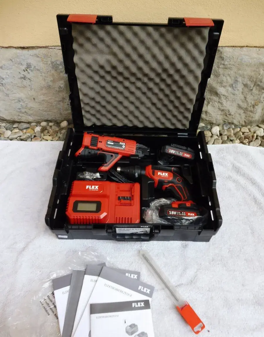 Flex Aku-stavební šroubovák 18,0 V DW 45 18.0-EC M/2.5Set