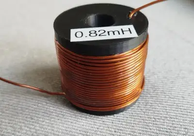 vzduchová cívka / repro výhybka 0,82mH, drát 1,4mm