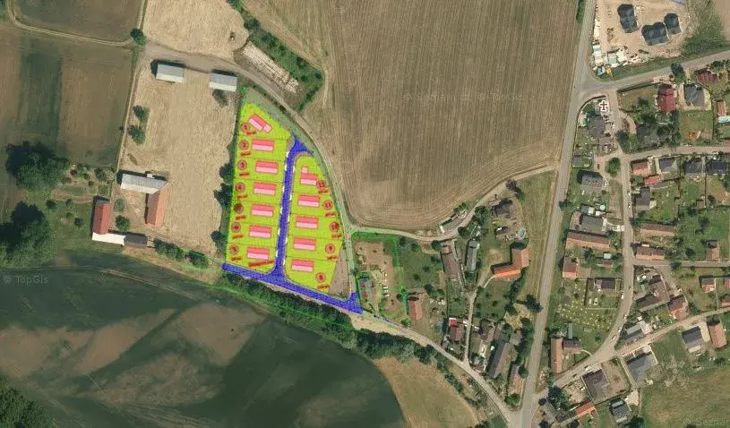 Prodej pozemků v obci Dříteč