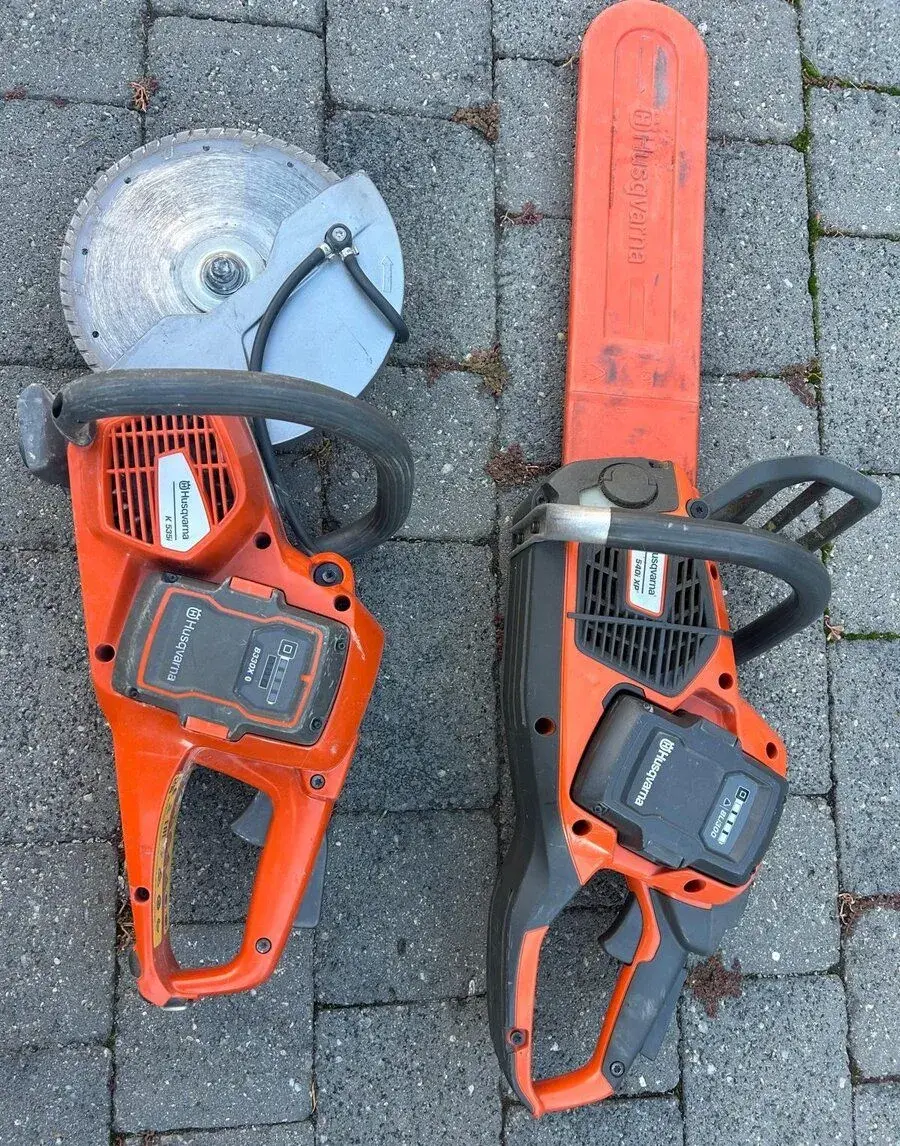 Husqvarna K 535i + silná baterie vše zanovni