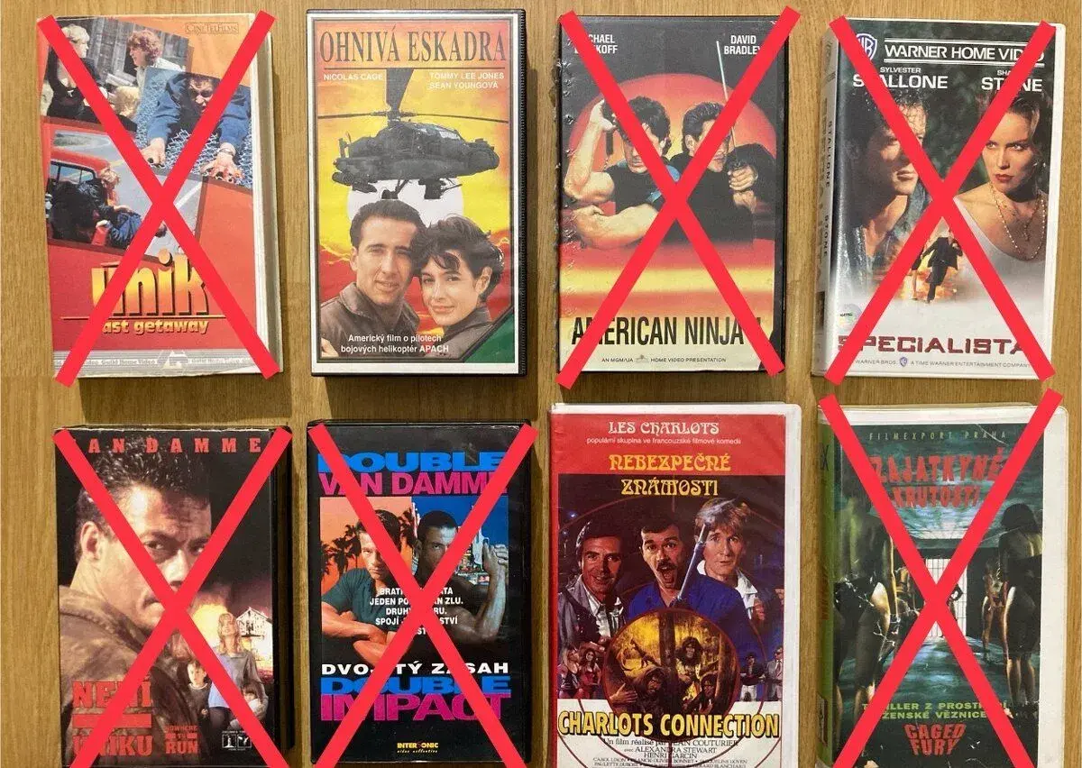 VHS kazety Originál