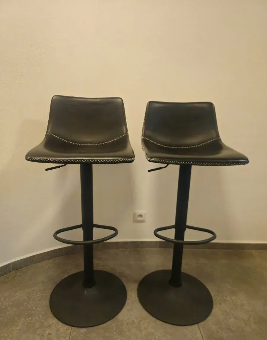 Barové židle, černé