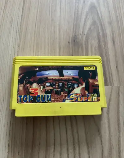 Top Gun - žltá cartridge kazeta Sega Nintendo