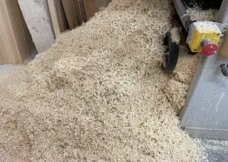 Hobliny / piliny z truhlářské dílny