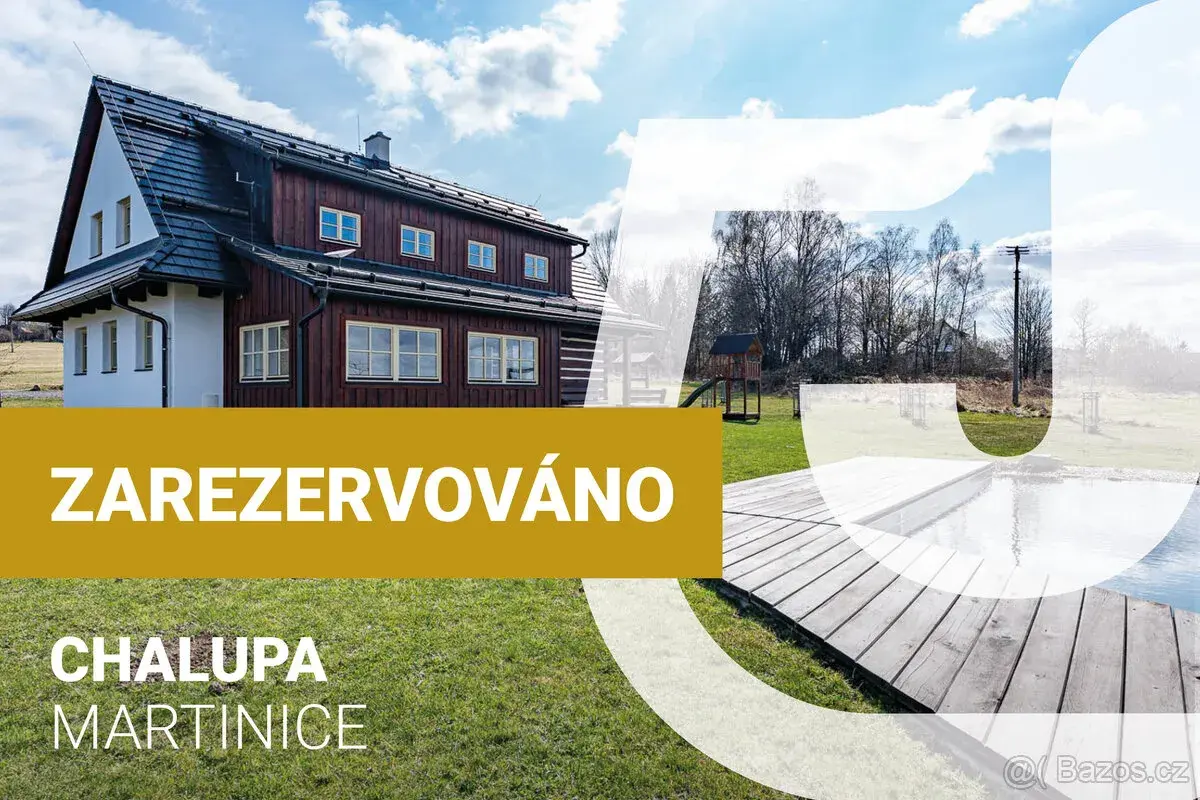 Zavedená Roubenka pod Hvězdami s bio jezírkem