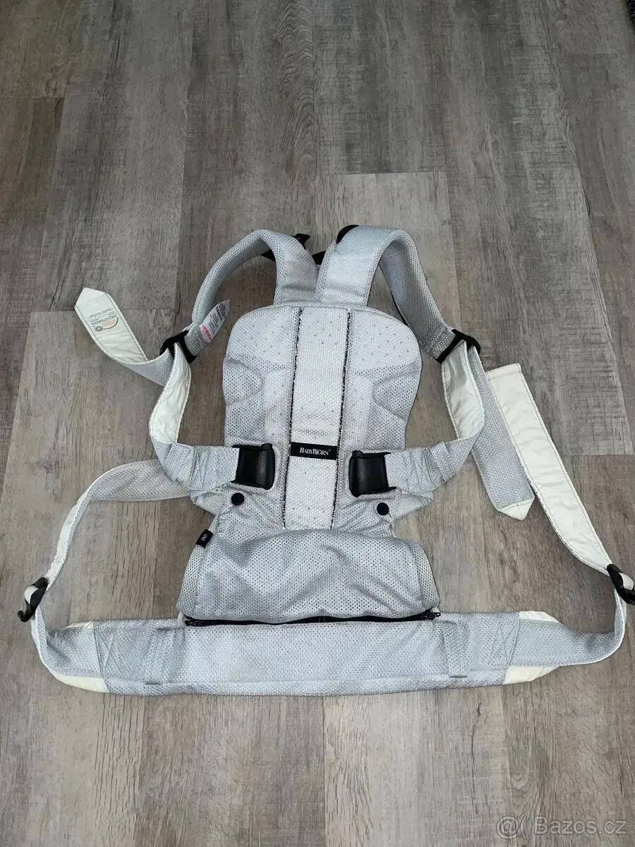 Nosítko ergo BabyBjörn Nosítko ONE Silver 3D Mesh