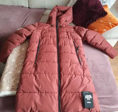 Zimní kabát KHUJO XXL cihlový