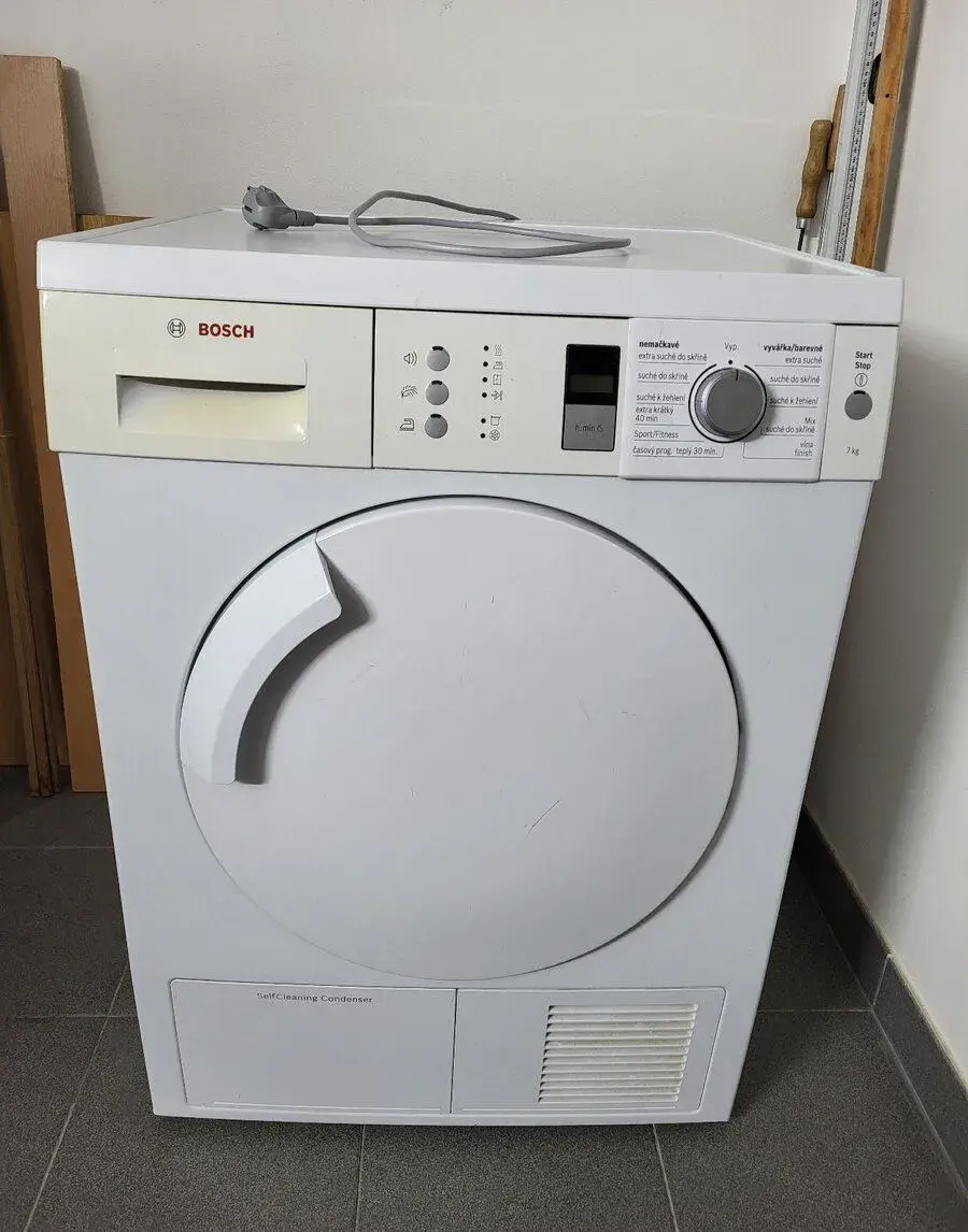 Kondenzační sušička BOSCH na 7 kg prádla