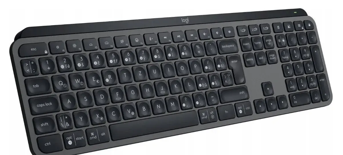 Logitech MX Keys for Mac klávesnice CZ vesmírně šedá