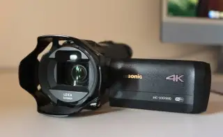 Panasonic 4K kamera + Rode mikrofon