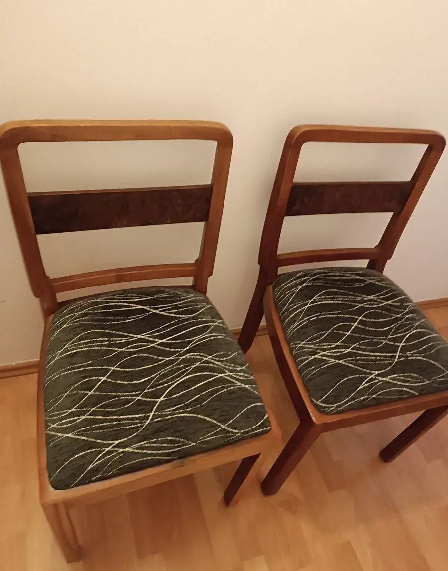 Prvorepublikové židle.Thonet