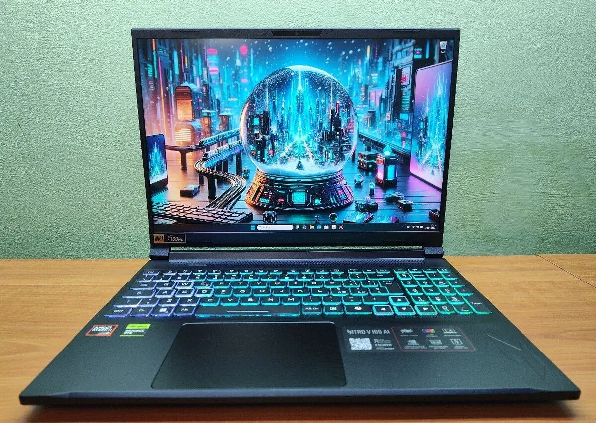 Kovové Nitro v16s Al,QHD,5070-RTX- R7-Al,1TB, RGB