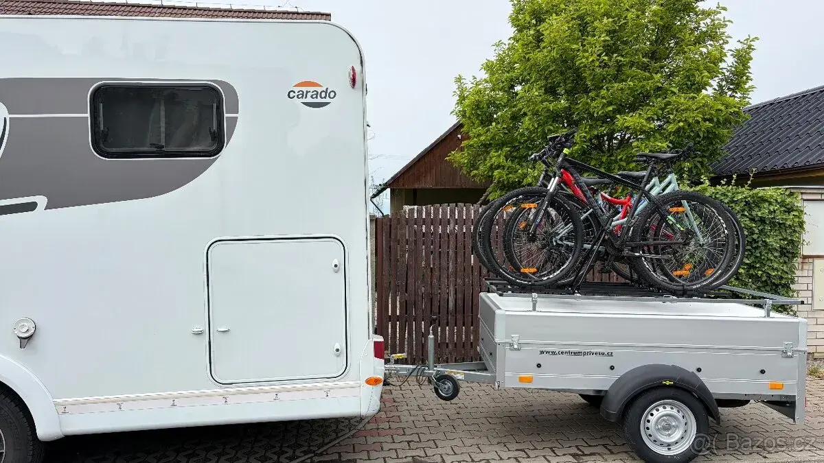 HUMBAUR H 752010 – ALU uzamykatelný kryt + nosiče na 5 kol –
