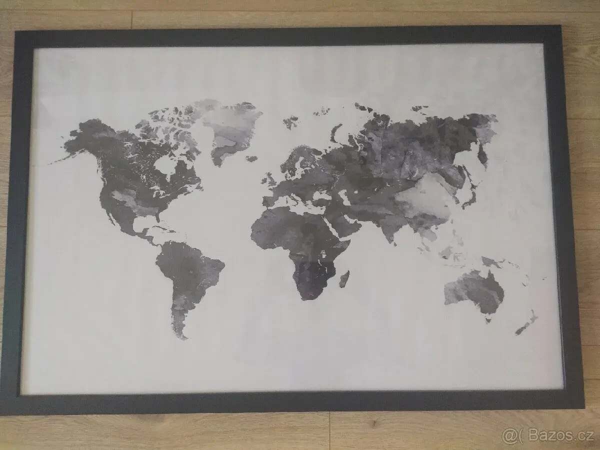 Plakát kontinenty 60x90 cm