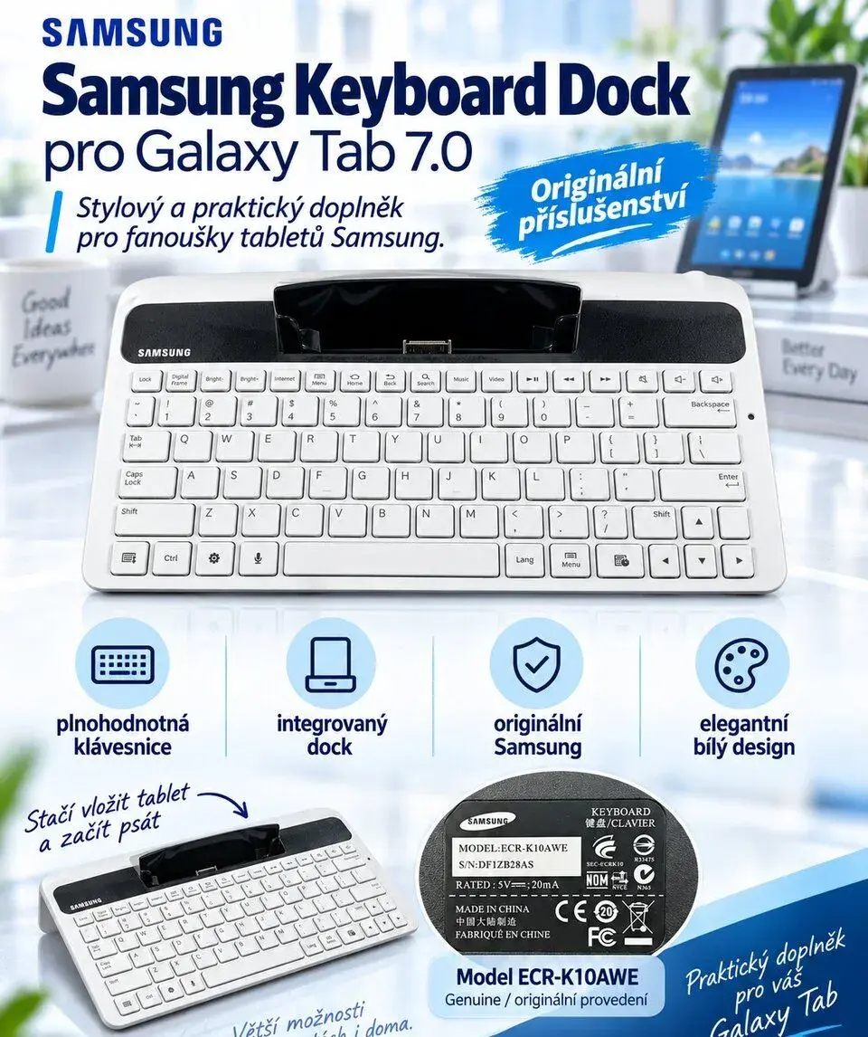 Klávesnice pro Samsung Galaxy Tab 7.0