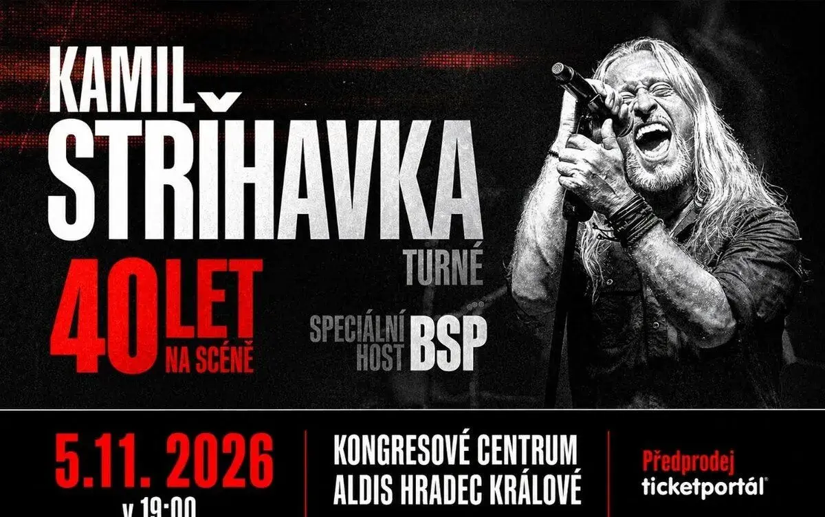 4 vstupenky - Kamil Střihavka Hradec Králové 5.11.
