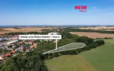Prodej komerčního pozemku, 1349 m², Praha 9-Vinoř