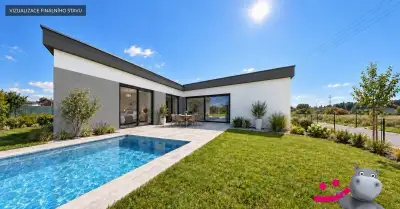 Novostavba domu 5+kk 183 m² s pozemkem 832 m² a prostorem pr