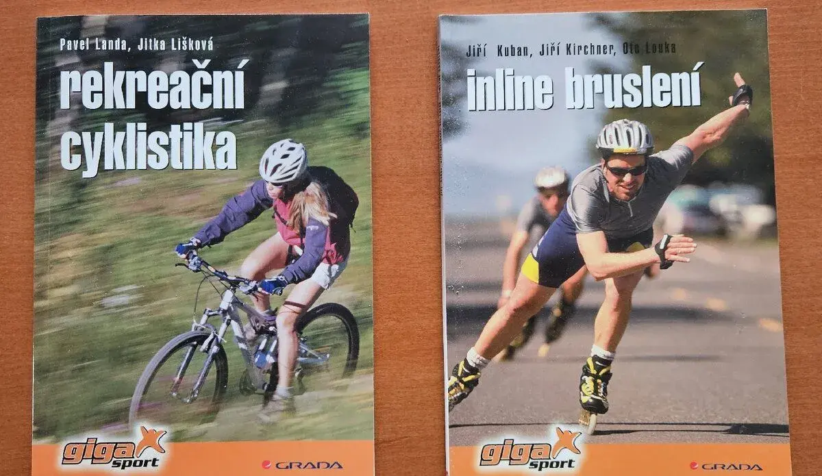 Metodické knížky cyklistika, in line brusle