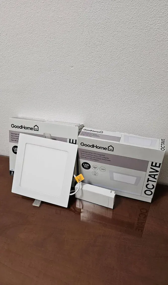 Nová stropní zápustná svítidla GoodHome Octave (čtverec) 2ks
