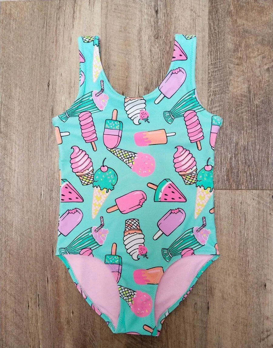 Dívčí plavky zn. H&M vel. 110/116