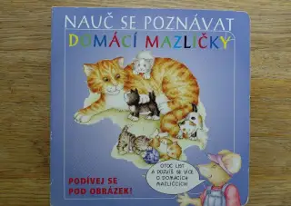 Dětská knížka Nauč se poznávat domácí mazlíčky