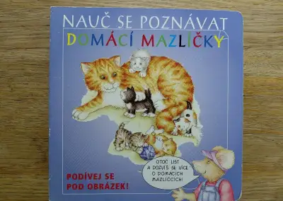 Dětská knížka Nauč se poznávat domácí mazlíčky