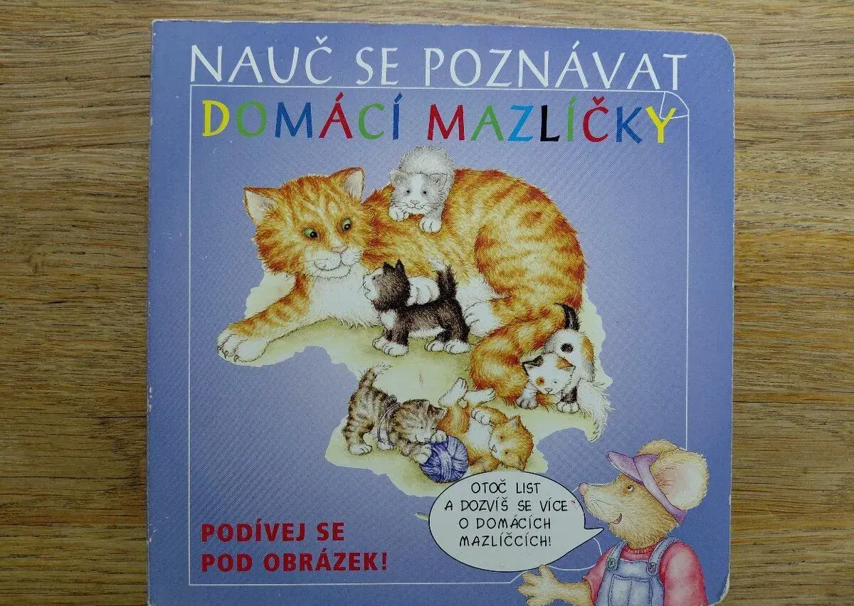 Dětská knížka Nauč se poznávat domácí mazlíčky