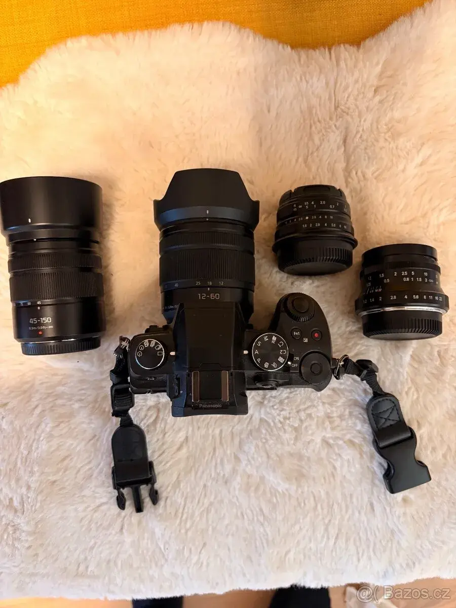 Panasonic Lumix G80 + objektivy a příslušenství