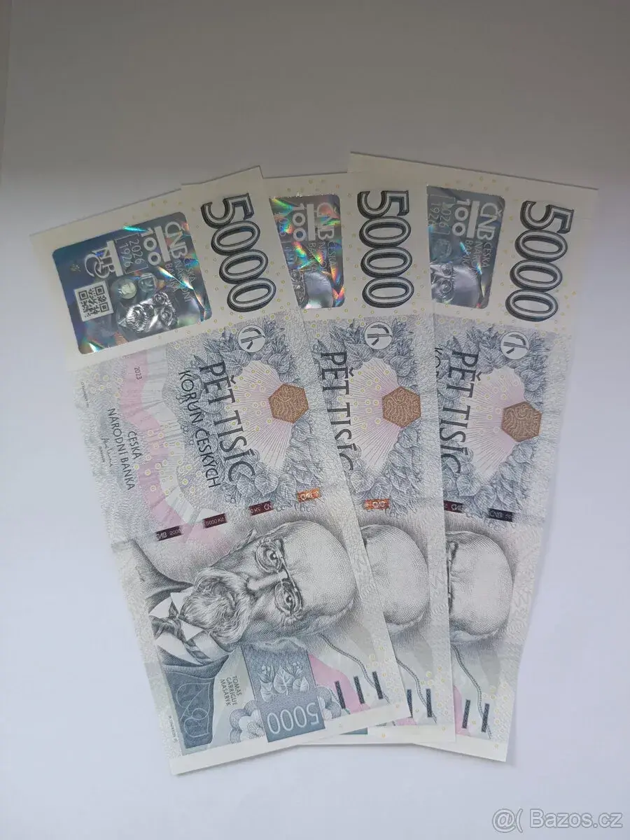 Výroční sada 5000 Kč ke stému výročí založení ČNB