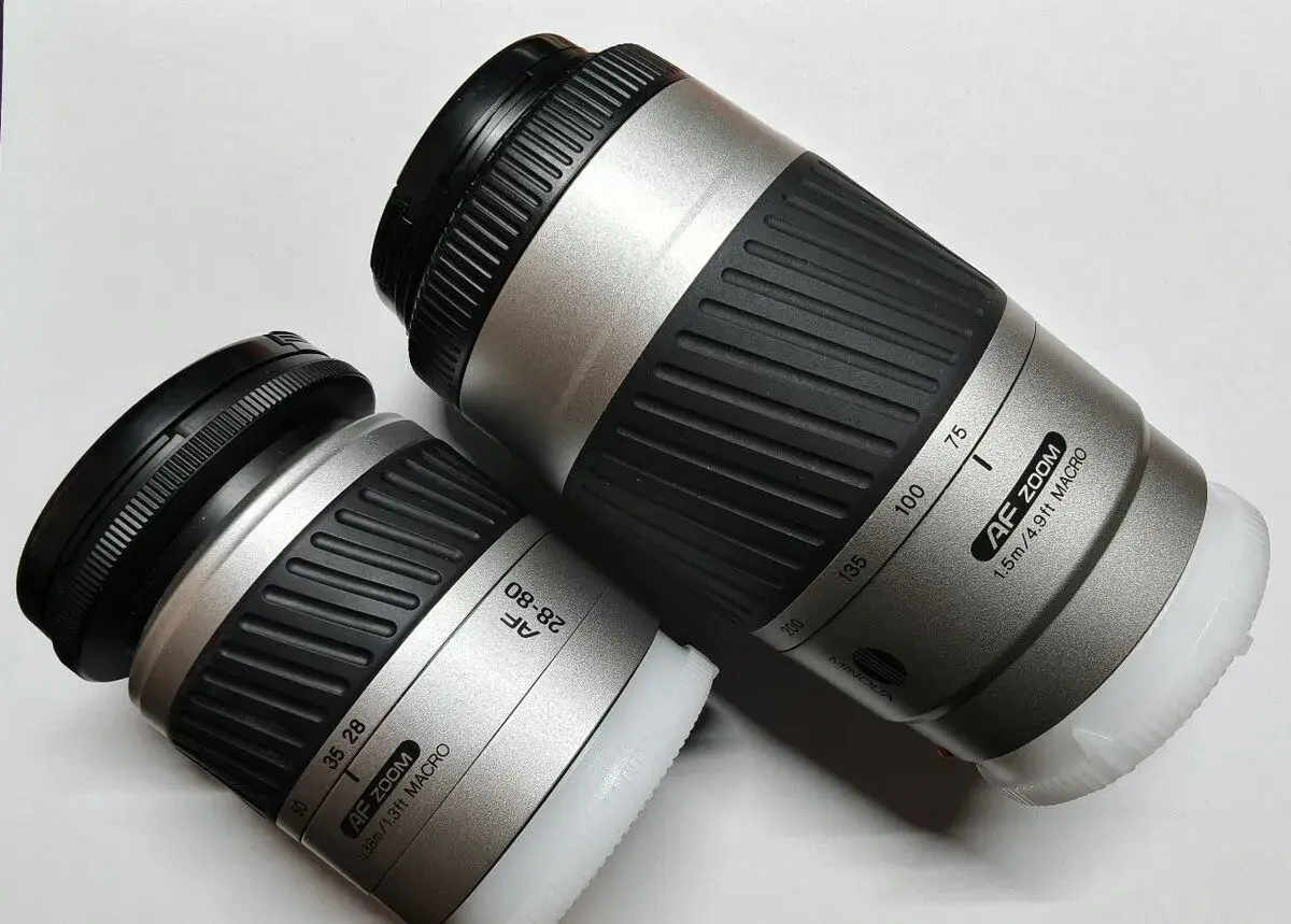 Minolta AF 75-300mm+Minolta AF 28-80mm