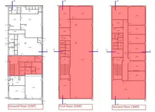 Pronájem kancelářských prostor 600 m² U Mexika, Nýřany