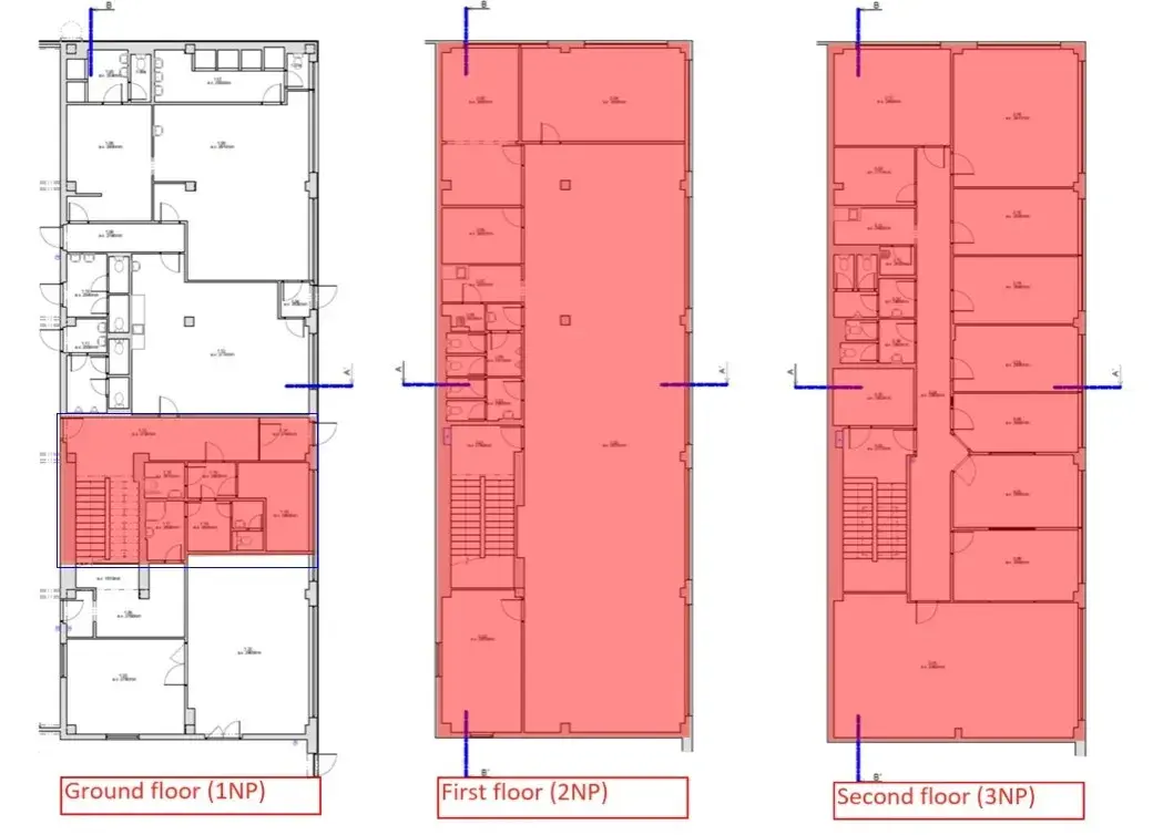 Pronájem kancelářských prostor 600 m² U Mexika, Nýřany