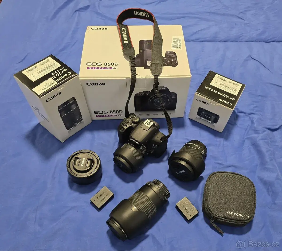 Canon 850D plus sada objektivů