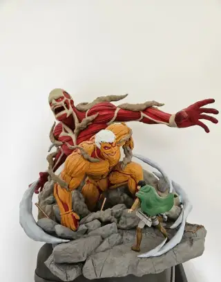 Attack on Titan diorama