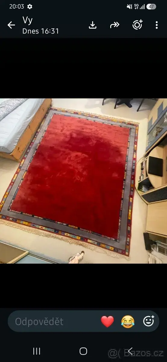 Nepálský ručně tkaný koberec 300×250cm
