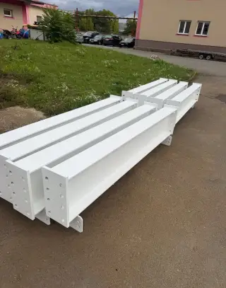 Ocelovou konstrukci haly 15x18x4.2m