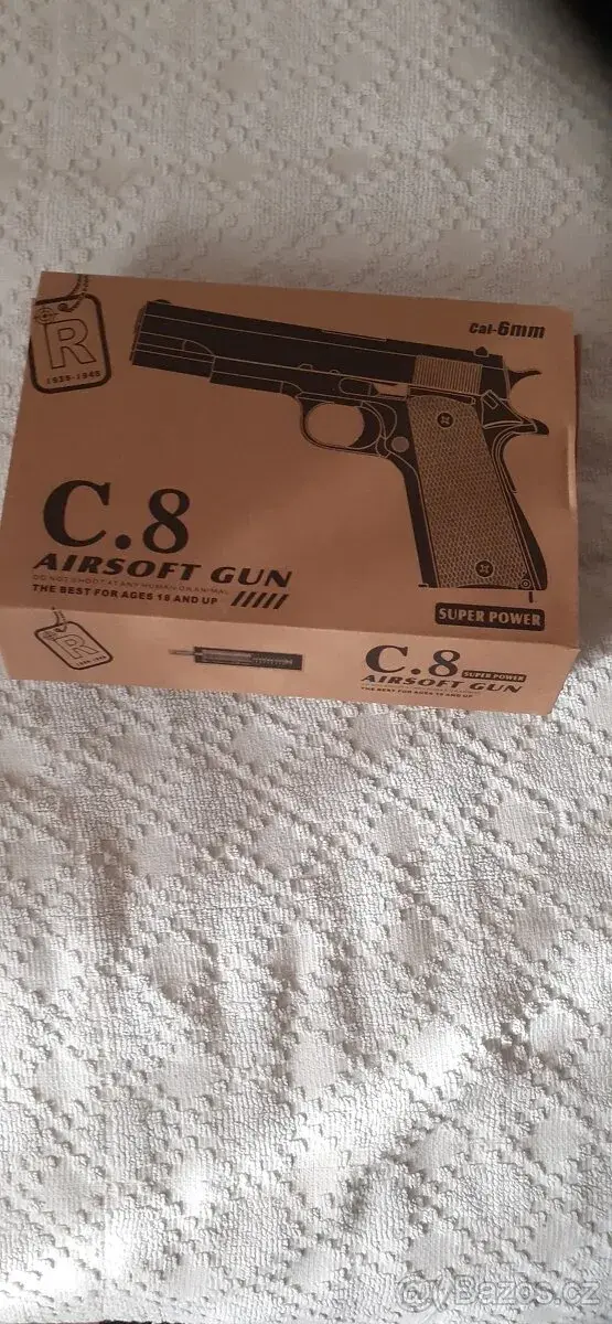 Airsoft zbraň C-8 COLT celokovová Manuální