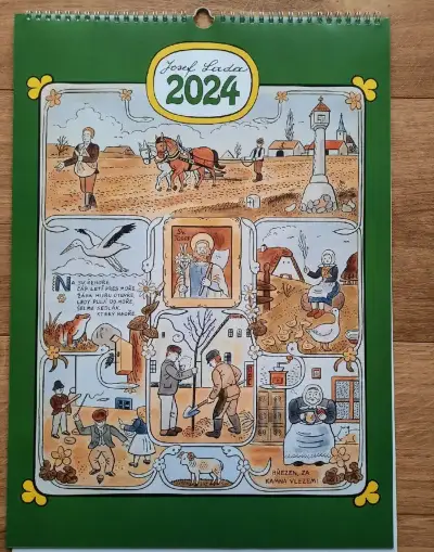 Nástenný kalendář Lada 2024