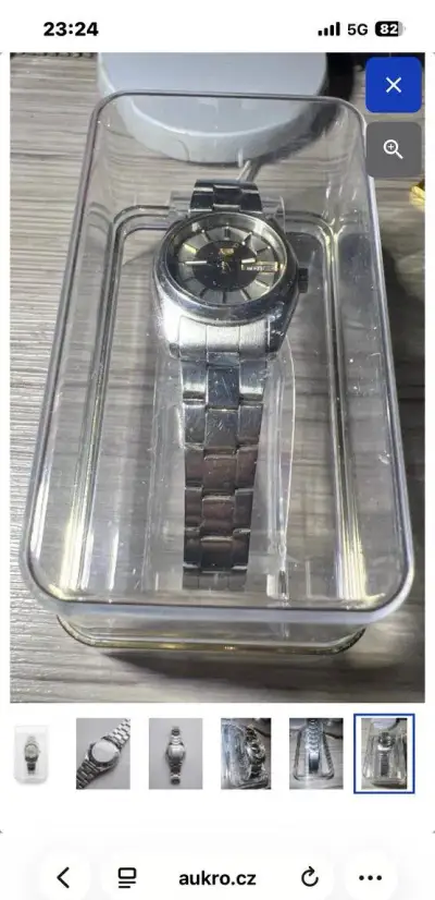 vintage automatické hodinky Seiko 5 (kalibr 4206-0330)